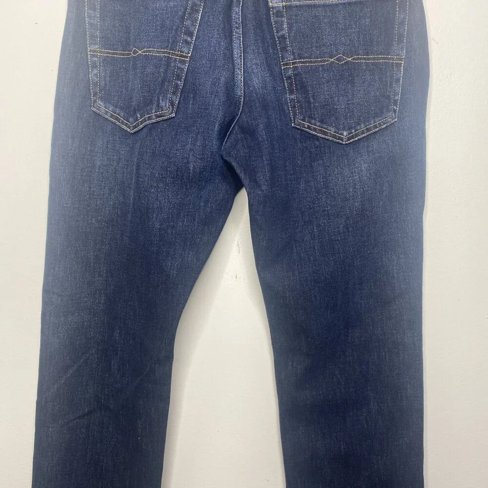 Lucky Brand Mens 31 x 32 410 Athletic Slim Leg Stretch Denim Jeans Dark Wash - Picture 8 of 12